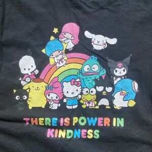 Hello Kitty and Friends.  “There is Power in Kindness” tee